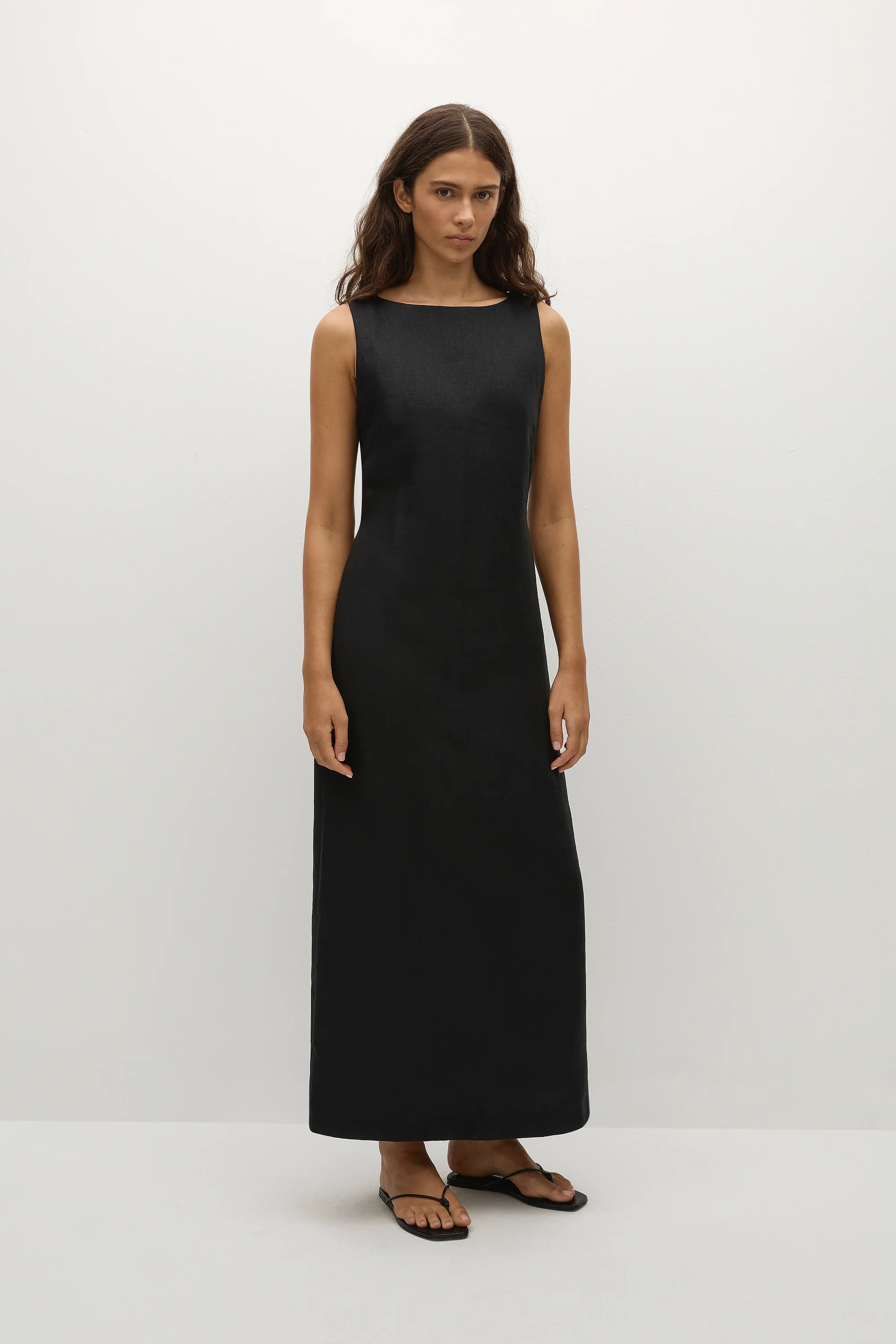 Taylor Midi Dress Black - Image 3
