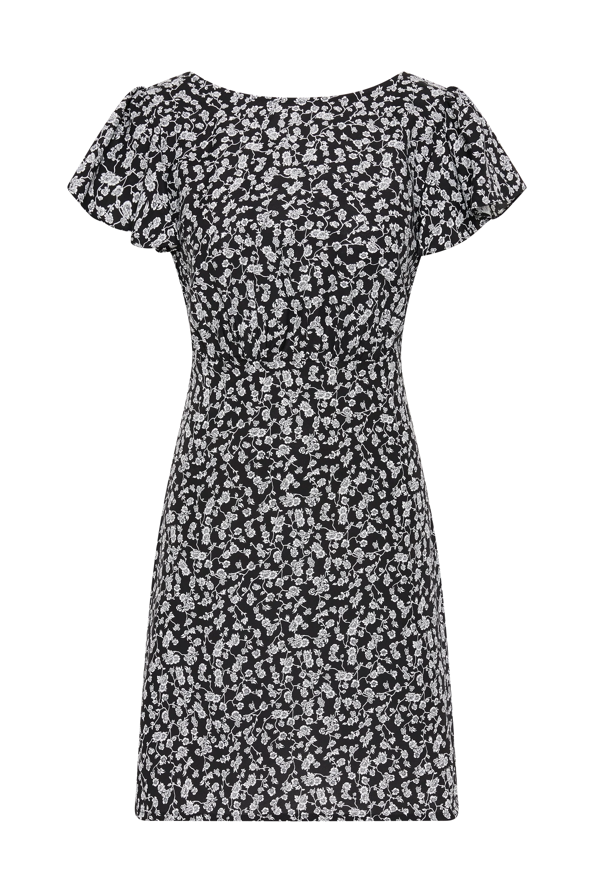 Valras Mini Dress Amaryllis Floral Black - Final Sale - Image 8