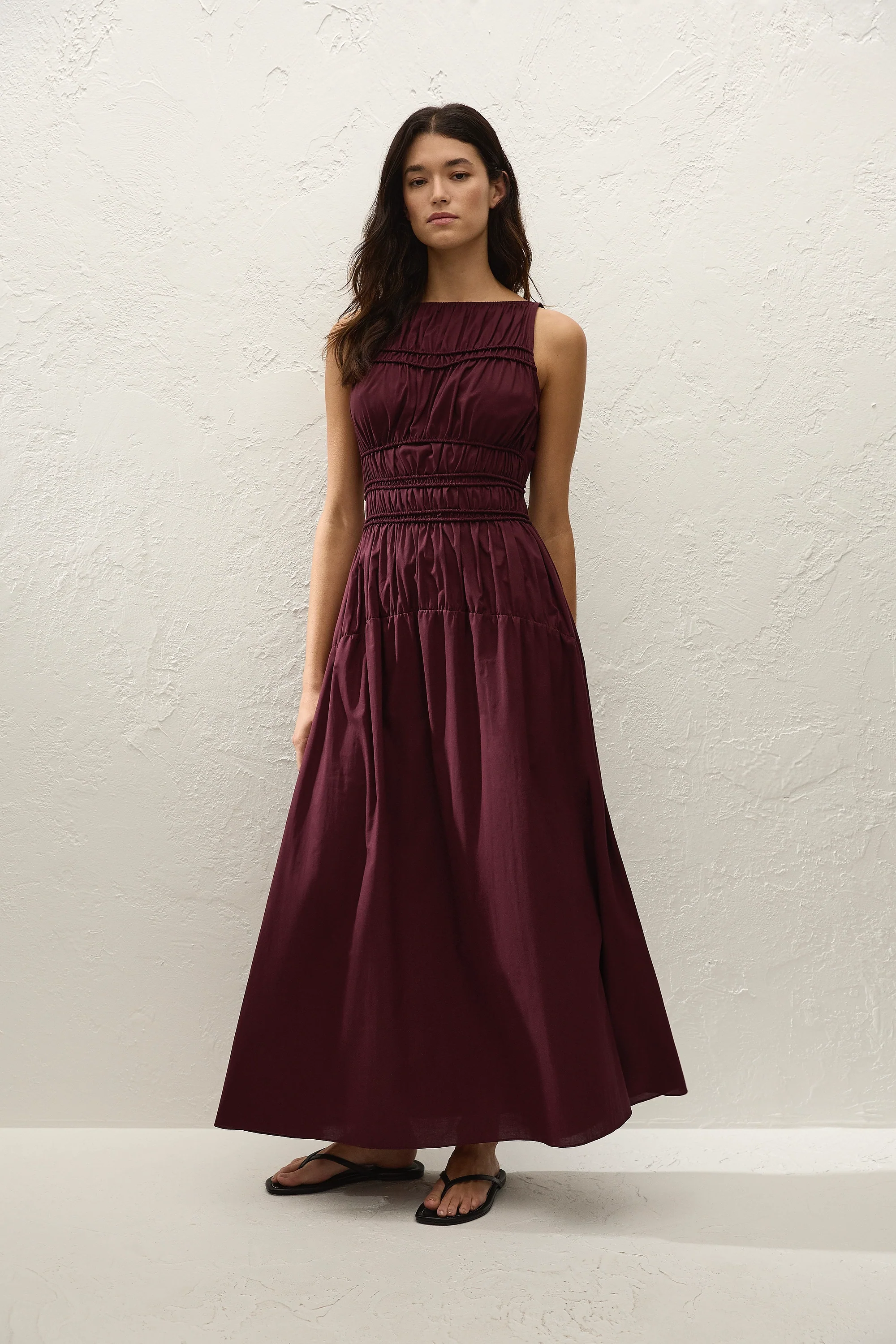 Yael Midi Dress Mulberry - Image 3
