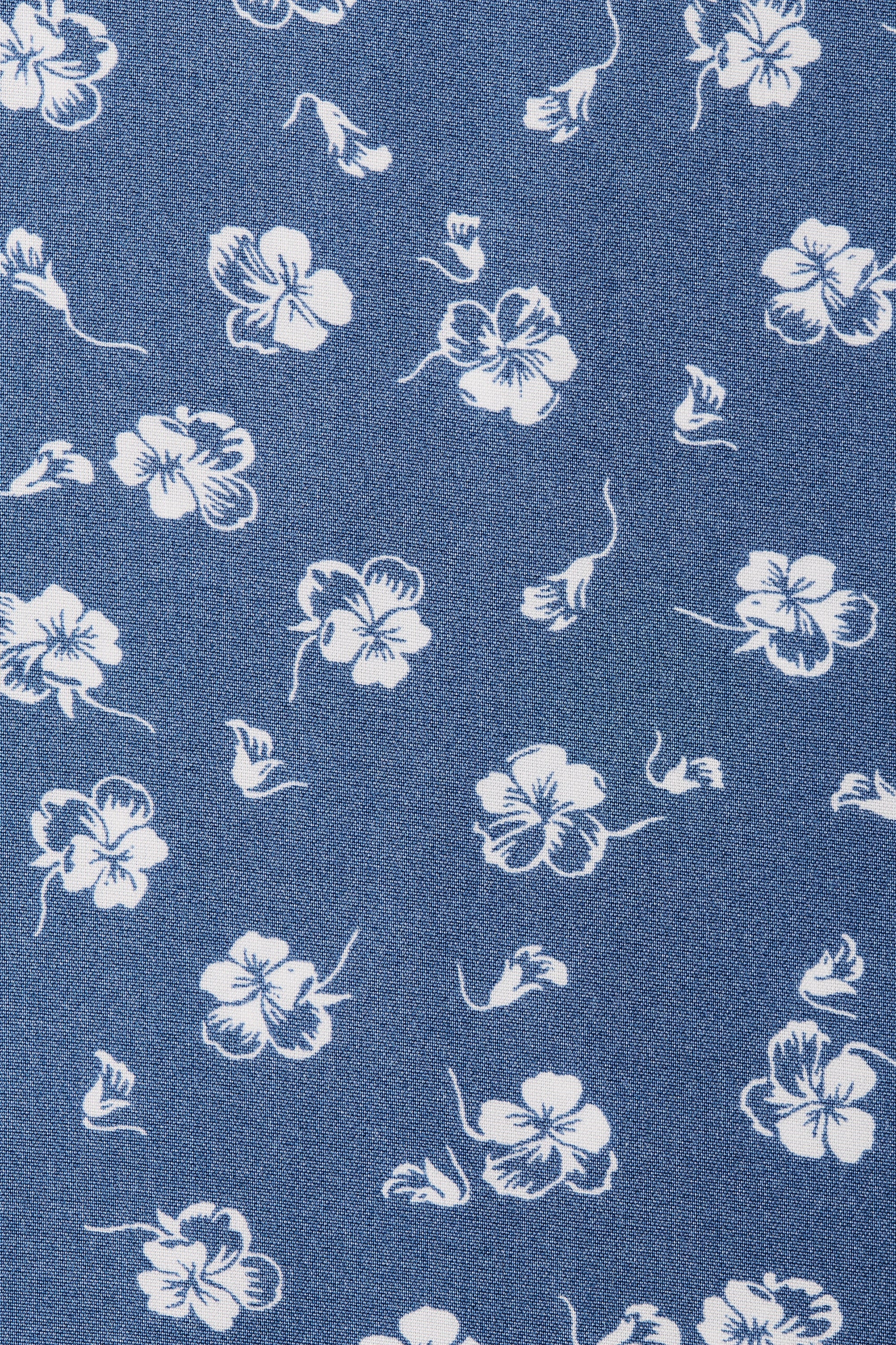 Yerres Midi Dress Floral Blue - Final Sale - Image 6