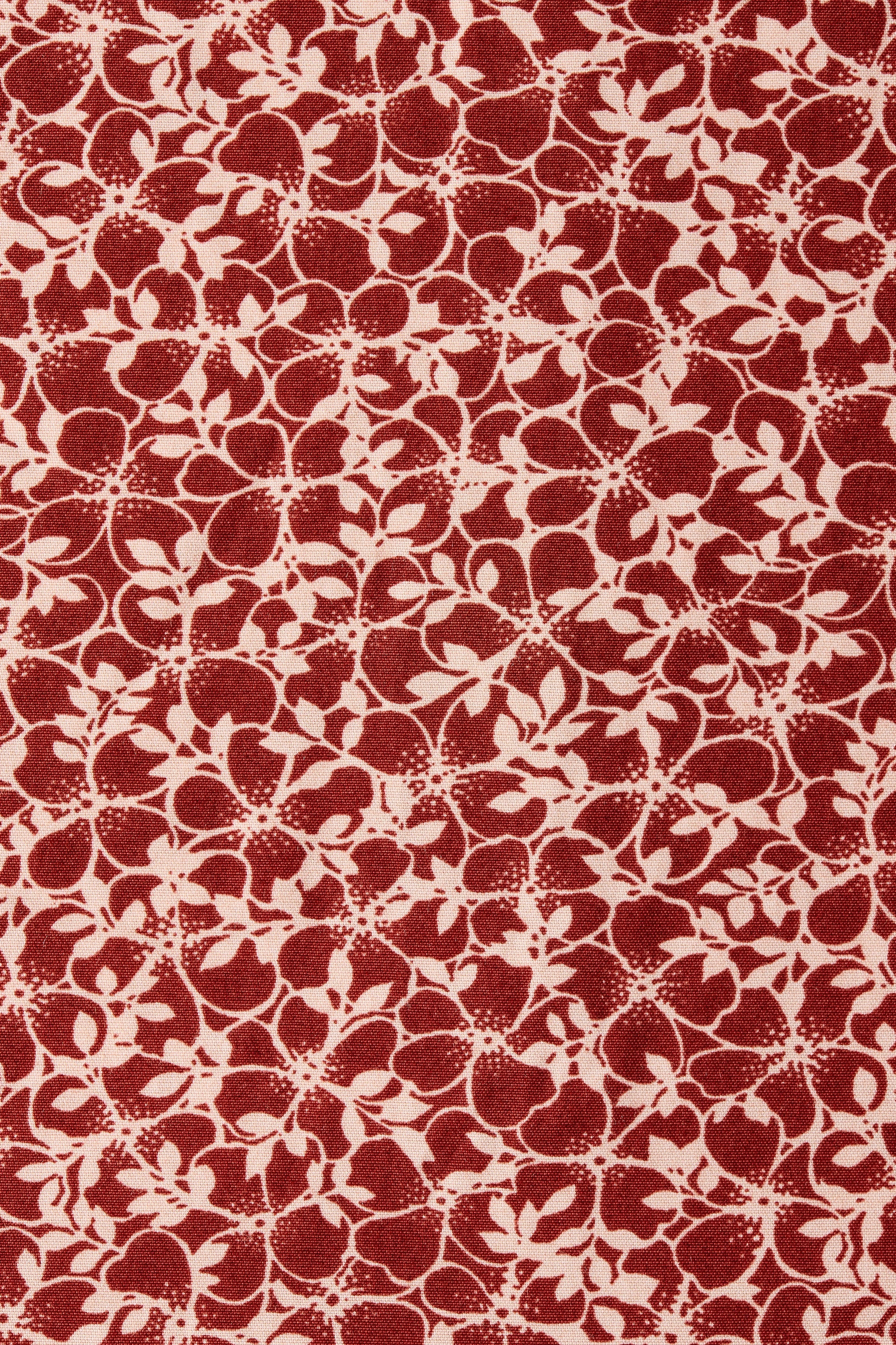 Yerres Midi Dress Peony Stamp Garnet - Final Sale - Image 9